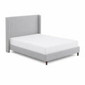 Cama de madera tapizada en poli